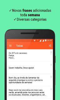 Tela da Frases de Motivação