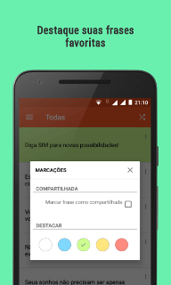 Tela da Frases de Motivação